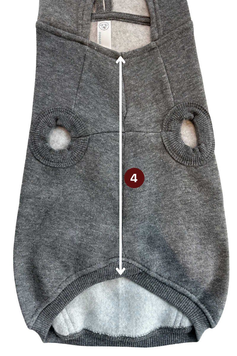 Molleton à capuchon pour chien Différent comme toi - gris foncé